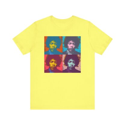 Yellow Jimi Hendrix Shirt | Vibrant Tribute to a Guitar Legend