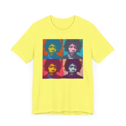 Yellow Jimi Hendrix Shirt | Vibrant Tribute to a Guitar Legend - Image 3