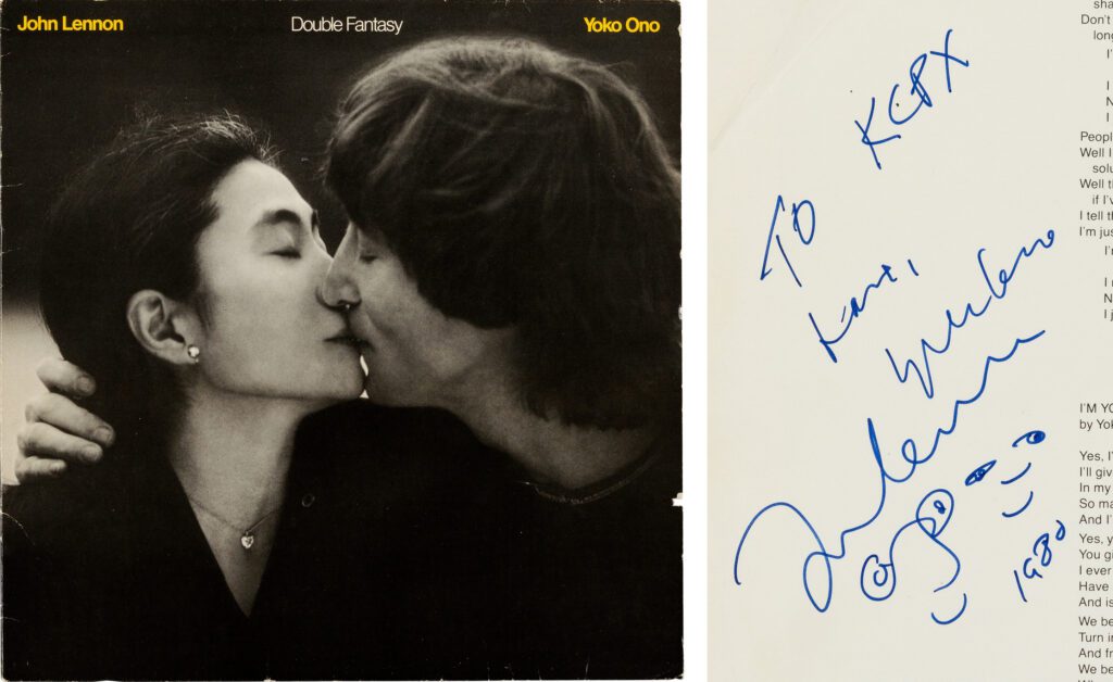 John Lennon Signed album